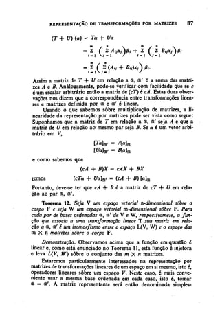Algebra linear hoffman e kunze