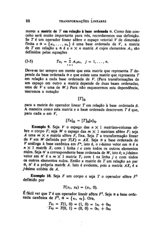 Algebra linear hoffman e kunze