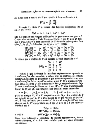 Algebra linear hoffman e kunze