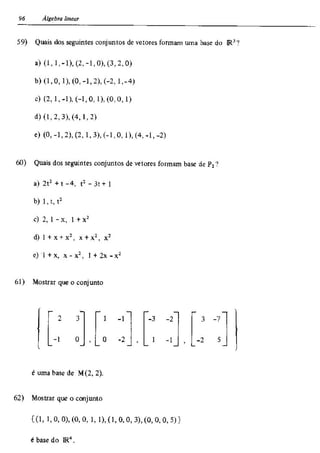 Álgebra linear e geometria analítica 2ª edição