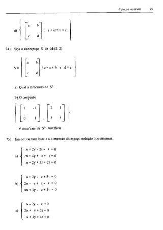 Álgebra linear e geometria analítica 2ª edição