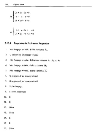 Álgebra linear e geometria analítica 2ª edição