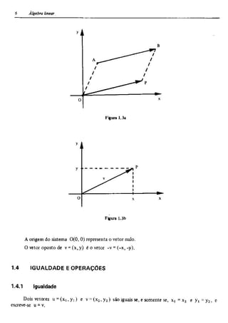 Álgebra linear e geometria analítica 2ª edição