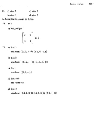 Álgebra linear e geometria analítica 2ª edição