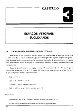 Álgebra linear e geometria analítica 2ª edição