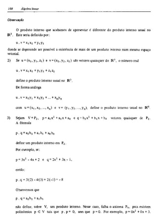 Álgebra linear e geometria analítica 2ª edição