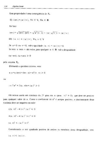 Álgebra linear e geometria analítica 2ª edição