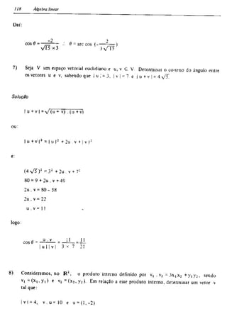 Álgebra linear e geometria analítica 2ª edição