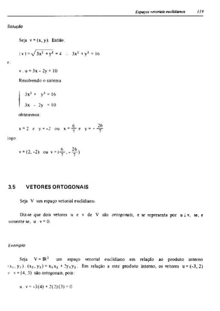 Álgebra linear e geometria analítica 2ª edição