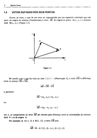 Álgebra linear e geometria analítica 2ª edição