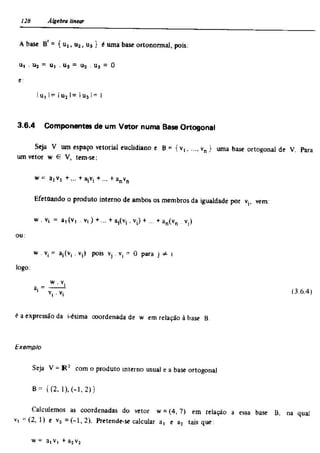 Álgebra linear e geometria analítica 2ª edição