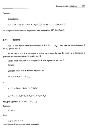 Álgebra linear e geometria analítica 2ª edição