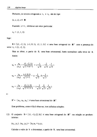 Álgebra linear e geometria analítica 2ª edição