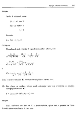 Álgebra linear e geometria analítica 2ª edição