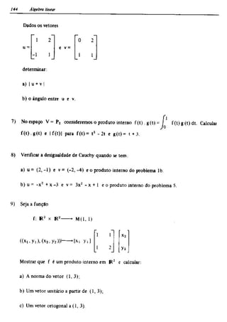 Álgebra linear e geometria analítica 2ª edição