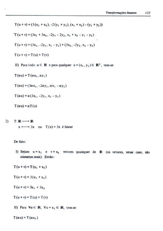 Álgebra linear e geometria analítica 2ª edição