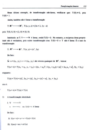Álgebra linear e geometria analítica 2ª edição