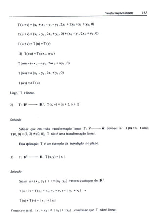 Álgebra linear e geometria analítica 2ª edição