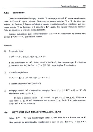 Álgebra linear e geometria analítica 2ª edição