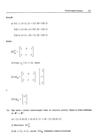 Álgebra linear e geometria analítica 2ª edição