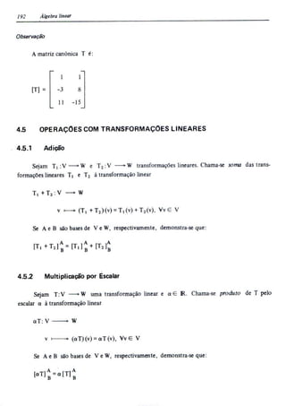 Álgebra linear e geometria analítica 2ª edição