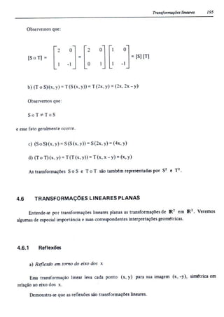 Álgebra linear e geometria analítica 2ª edição