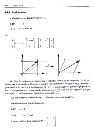 Álgebra linear e geometria analítica 2ª edição