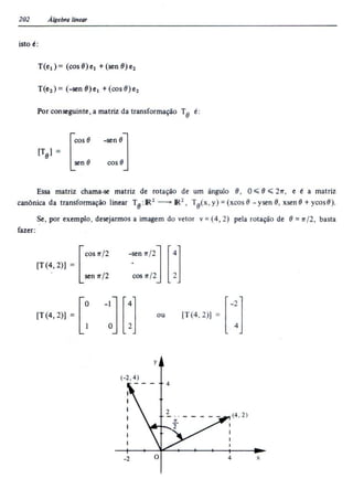 Álgebra linear e geometria analítica 2ª edição