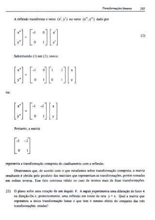 Álgebra linear e geometria analítica 2ª edição