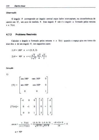 Álgebra linear e geometria analítica 2ª edição