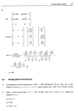Álgebra linear e geometria analítica 2ª edição