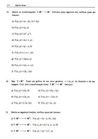 Álgebra linear e geometria analítica 2ª edição