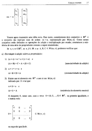 Álgebra linear e geometria analítica 2ª edição