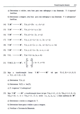 Álgebra linear e geometria analítica 2ª edição