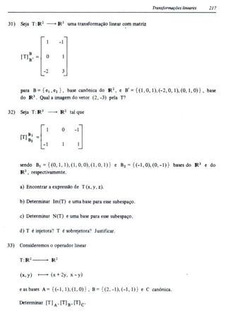 Álgebra linear e geometria analítica 2ª edição