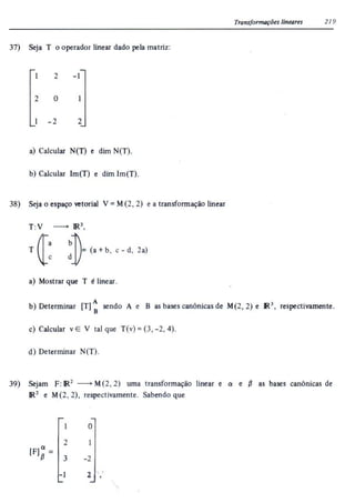 Álgebra linear e geometria analítica 2ª edição