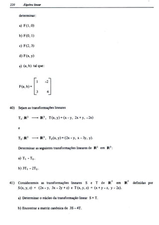 Álgebra linear e geometria analítica 2ª edição
