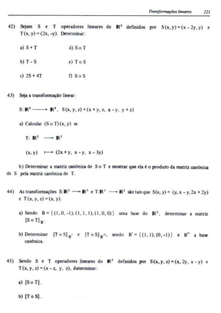 Álgebra linear e geometria analítica 2ª edição
