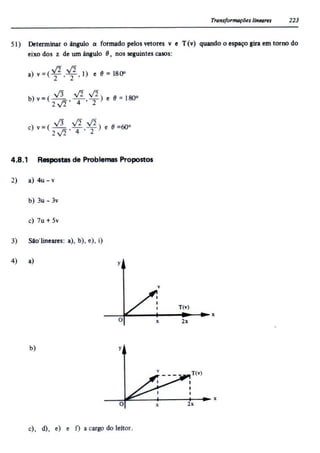 Álgebra linear e geometria analítica 2ª edição