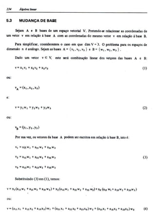 Álgebra linear e geometria analítica 2ª edição