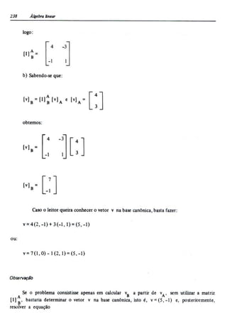 Álgebra linear e geometria analítica 2ª edição