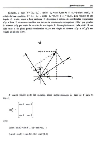 Álgebra linear e geometria analítica 2ª edição