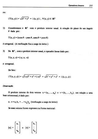 Álgebra linear e geometria analítica 2ª edição