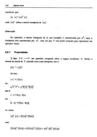 Álgebra linear e geometria analítica 2ª edição