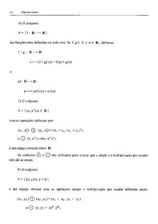 Álgebra linear e geometria analítica 2ª edição