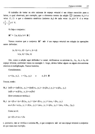 Álgebra linear e geometria analítica 2ª edição