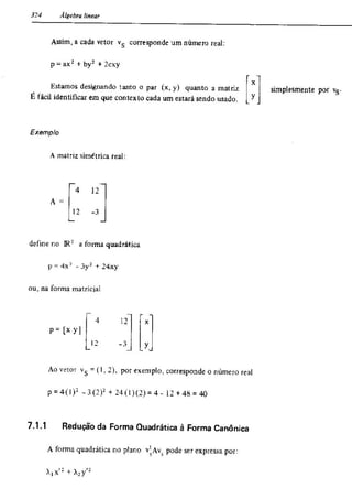 Álgebra linear e geometria analítica 2ª edição