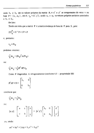 Álgebra linear e geometria analítica 2ª edição