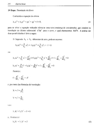 Álgebra linear e geometria analítica 2ª edição