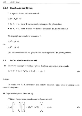Álgebra linear e geometria analítica 2ª edição
